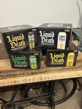 Liquid Death Severed Lime,Mango Chainsaw,Sparkling Still Mountain Water Can500ml