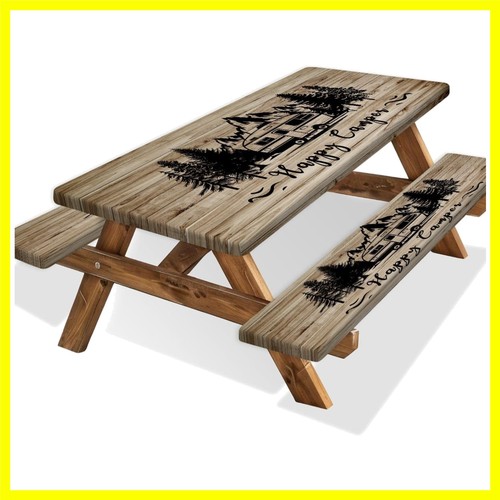 Happy camper picnic table - picnic,