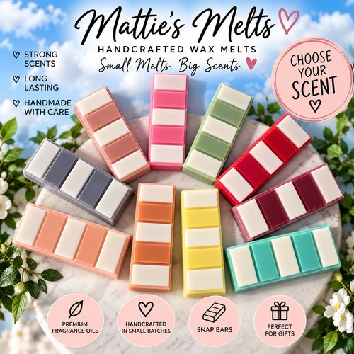 Strong scented wax melt snap - scented,