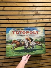 Totopoly Vintage 1949 Waddingtons Horse Racing Board Game Original Monopoly