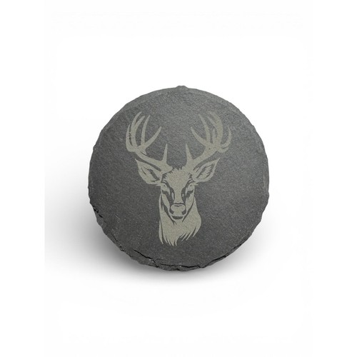 Black slate coasters set 4 - coasters,