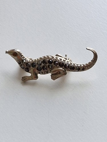 Vintage marcasite and silver - and,