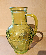 Vintage green mold glass
