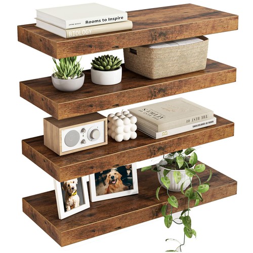 Set rustic floating wall - floating,