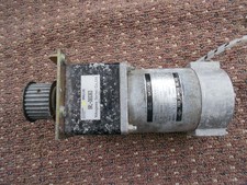 DC MOTOR, (belt drive) as used on upright racing games