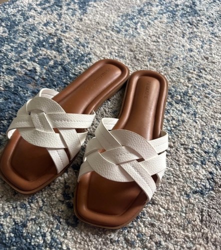 White and brown - brown, flip