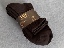 Vans Socks Mens Black 6.5-9 US