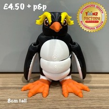 3D Printed Mini Rockhopper Penguin Fidget