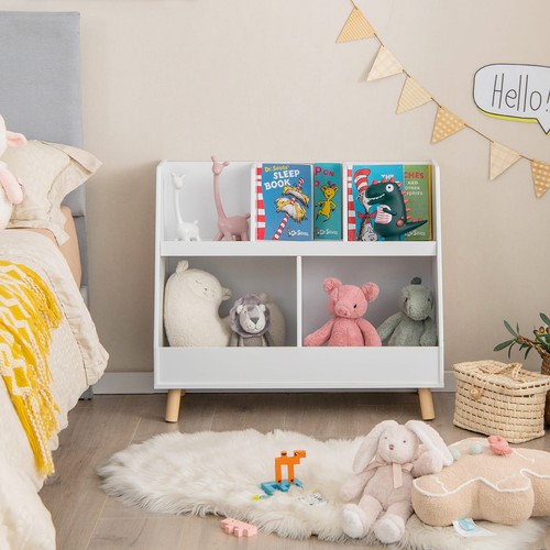 Wooden children bookcase - wooden,