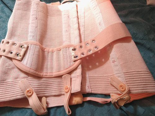 Vintage french boutique girdle - french,