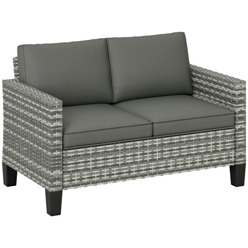 Outsunny rattan sofa - outsunny,