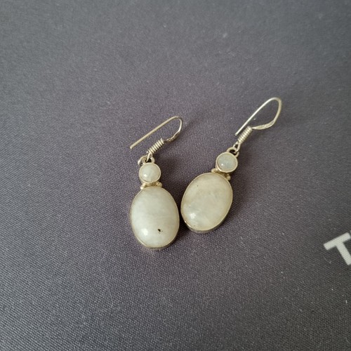 Rainbow moonstone drop - rainbow,