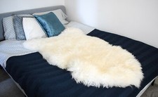 Sheepskin rug large - rug, genuine