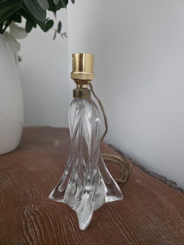 Vintage twisted crystal glass - twisted,