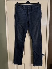 Levi's 511 Slim Fit Jeans, Size 34 Waist, 34 Leg, Dark Blue, Excellent Condition