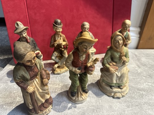 Ornamental old village figures - village,