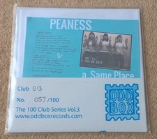 Peaness limited 7" vinyl