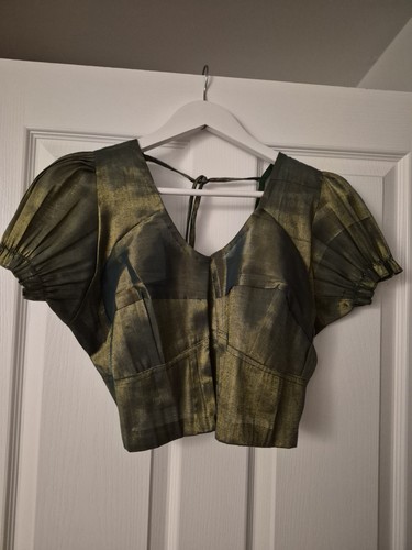 Ladies shimmer green blouse - shimmer,