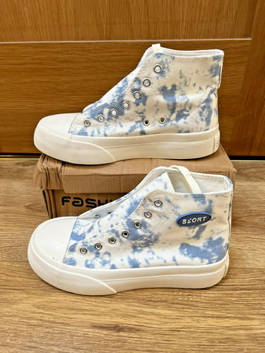 Women canvas platform top - canvas, hi
