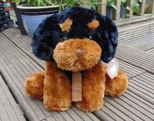 GI Plush Pals Grove Int'l Black & Tan Rottweiler Puppy Dog Soft Toy 13"/33cm