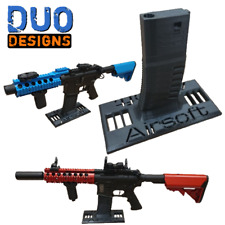 Display Stand for M4 / AR15 style Airsoft Rifle. High Quality 3D Printed