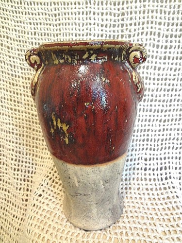 Vintage rustic ceramic drip - rustic,
