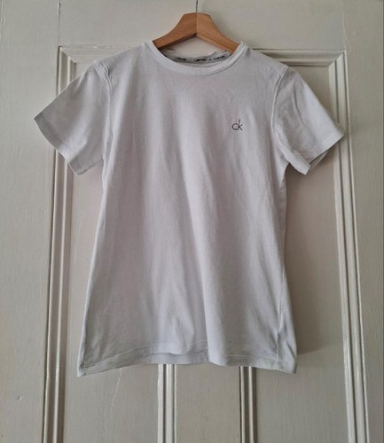 Girls white calvin klein jeans - white,