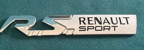 Renault sport badge - rs, gloss