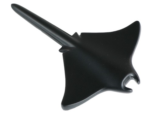 Manta ray black - , logo