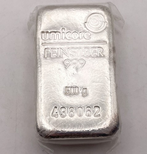 500g umicore 999 fine - 500g, silver