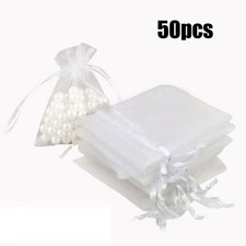 Pouches Organza Bags Gifts Mini Drawstring Favour Pouch Set Small Voile Net