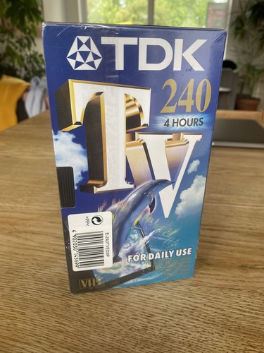 Pack tdk 240 hour vhs - tv,
