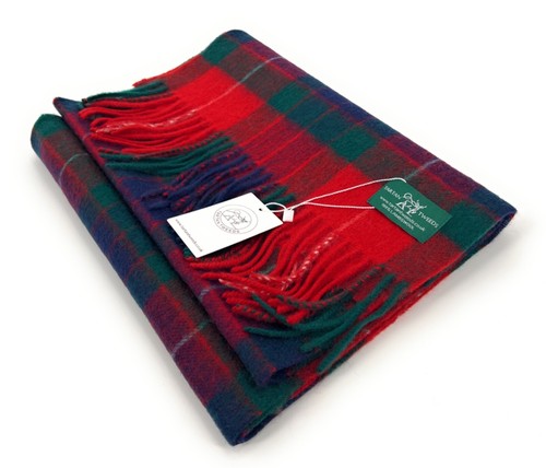 Large lambswool clan tartan - lambswool,