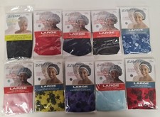 Long Hair Care Women Satin Bonnet Sleep Hat Cap Night Silk feel Wrap Head Cap UK