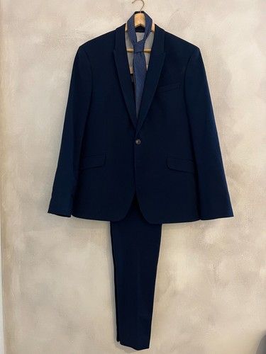 Top man mens dark navy - mens, suit