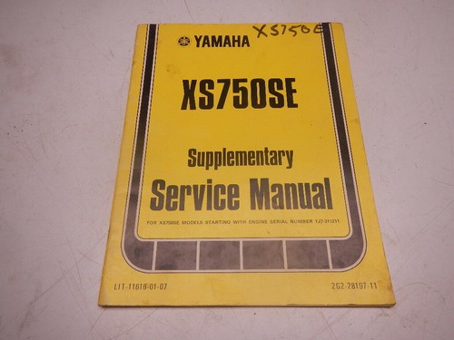 1978 yamaha supplementary - 1978,