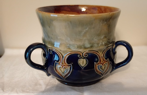Rare royal doulton - tube, lined