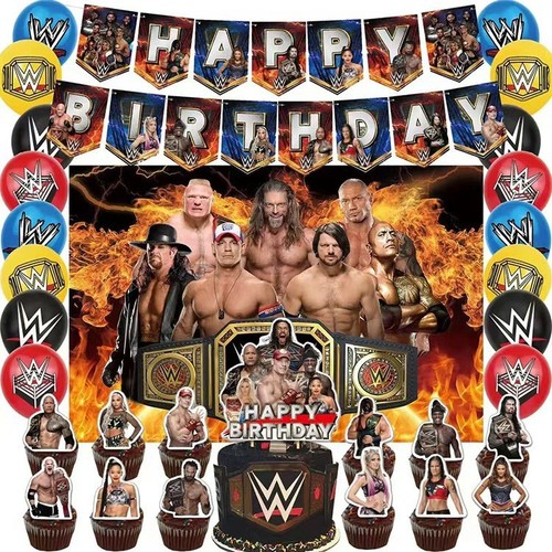 Wwe wrestling birthday party - wrestling,