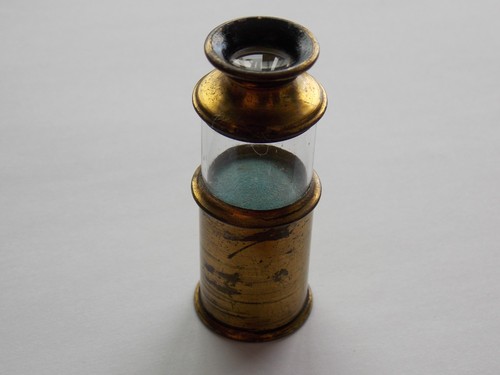 Rare antique brass fleaglass - antique,