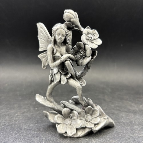 Pewter flower fairy - pewter, figurine