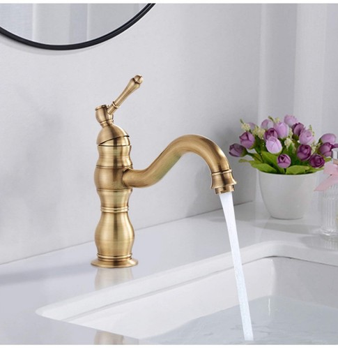 Rozin antique brass bathroom - antique,