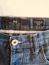 Crosshatch Black Label Jeans W32 Reg 32R L31 Button Fly Great Condition Straight