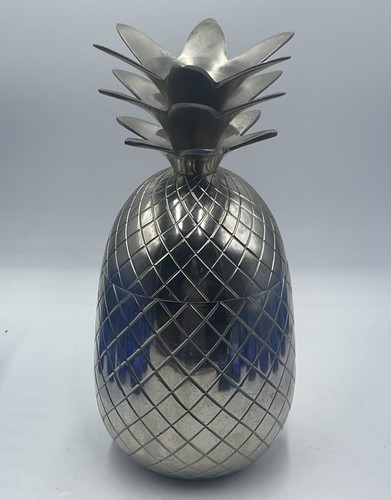 Silver pineapple ice bucket - silver,