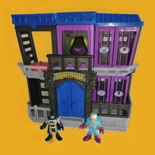 Batman Gotham City Jail Imaginext, With X2 Figure Bundle Batman And Iceman 