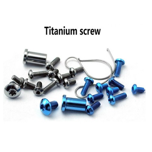 Titanium screw diy handle - titanium,