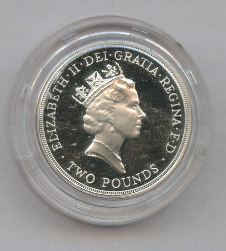 1989 two pound - two, coin
