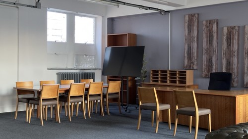 Danish style leather - leather, office