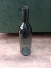 Large Blue Glass Bottle Decorative Bottle 50cm tall