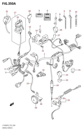 Suzuki genuine atv clamp l - suzuki, (l