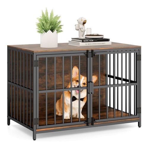 Costway heavy duty dog crate - heavy-duty,